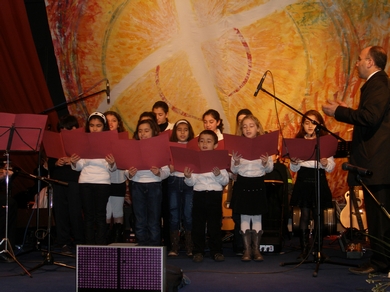 Children who sing in Syriaque Aramaic