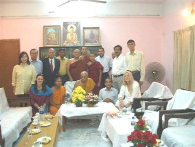 Photo with the monks and Orphanage officials